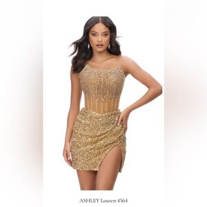 Ashley Lauren 4564 Homcoming Cocktail Dress